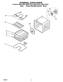 04 - Internal Oven Parts parts for Whirlpool Oven GBD277PDQ10 from AppliancePartsPros.com
