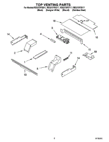 05 - Top Venting Parts, Optional Parts parts for Whirlpool Oven RBS275PDS17 from AppliancePartsPros.com