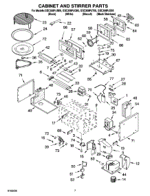 06 - Cabinet And Stirrer Parts parts for Whirlpool Oven GSC308PJQ05 from AppliancePartsPros.com