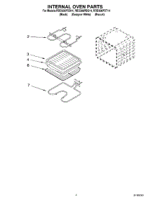 03 - Internal Oven Parts parts for Whirlpool Oven RBD306PDQ14 from AppliancePartsPros.com