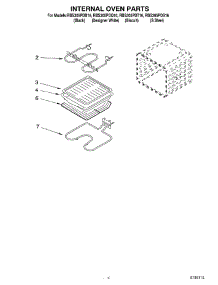 03 - Internal Oven Parts parts for Whirlpool Oven RBS305PDB16 from AppliancePartsPros.com