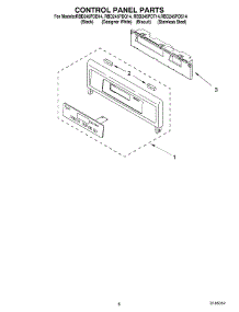 06 - Control Panel Parts parts for Whirlpool Oven RBD245PDT14 from AppliancePartsPros.com