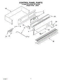 02 - Control Panel Parts parts for Whirlpool Oven SB160PEEB5 from AppliancePartsPros.com