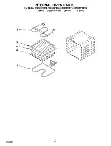 05 - Internal Oven Parts parts for Whirlpool Oven RBD305PDQ14 from AppliancePartsPros.com