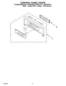 02 - Control Panel Parts parts for Whirlpool Oven RBS245PDT15 from AppliancePartsPros.com