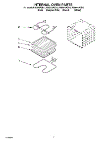 05 - Internal Oven parts for Whirlpool Oven RBD275PDQ12 from AppliancePartsPros.com