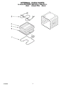 05 - Internal Oven parts for Whirlpool Oven RBD275PDQ13 from AppliancePartsPros.com