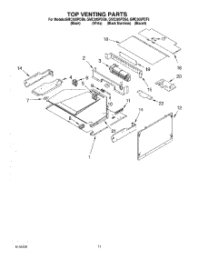 09 - Top Venting, Optional parts for Whirlpool Oven GMC305PDT6 from AppliancePartsPros.com