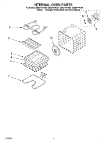 04 - Internal Oven parts for Whirlpool Oven GBD277PDT7 from AppliancePartsPros.com