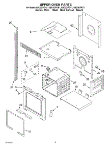 02 - Upper Oven parts for Whirlpool Oven GBD307PDB7 from AppliancePartsPros.com
