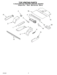 07 - Top Venting, Optional parts for Whirlpool Oven GBD307PDB7 from AppliancePartsPros.com