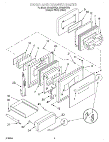 04 - Door And Drawer, Literature parts for Whirlpool Oven SB160PEEQ9 from AppliancePartsPros.com