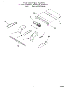 05 - Top Venting, Optional parts for Whirlpool Oven RBS305PDB11 from AppliancePartsPros.com