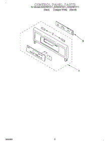 02 - Control Panel parts for Whirlpool Oven RBS275PDB11 from AppliancePartsPros.com