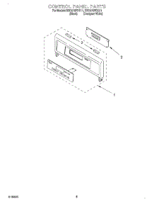 04 - Control Panel parts for Whirlpool Oven RBD276PDQ11 from AppliancePartsPros.com