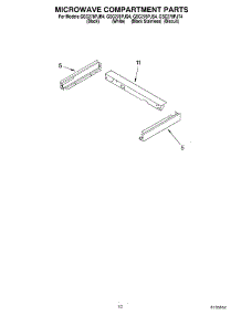 08 - Microwave Compartment parts for Whirlpool Oven GSC278PJS4 from AppliancePartsPros.com