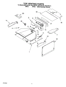 09 - Top Venting, Optional parts for Whirlpool Oven GSC278PJT4 from AppliancePartsPros.com