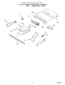 05 - Top Venting, Optional parts for Whirlpool Oven RBD306PDQ11 from AppliancePartsPros.com