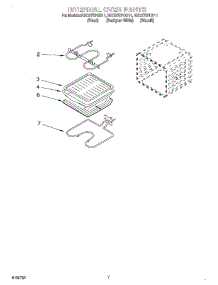 05 - Internal Oven parts for Whirlpool Oven RBD275PDB11 from AppliancePartsPros.com