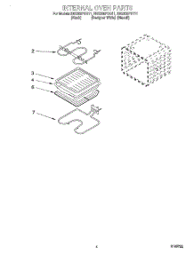 03 - Internal Oven parts for Whirlpool Oven RBS305PDT11 from AppliancePartsPros.com