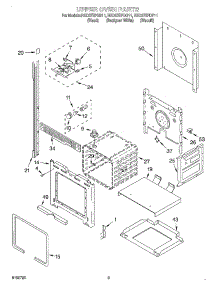 02 - Upper Oven parts for Whirlpool Oven RBD275PDT11 from AppliancePartsPros.com