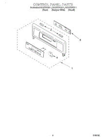 06 - Control Panel parts for Whirlpool Oven RBD275PDT11 from AppliancePartsPros.com