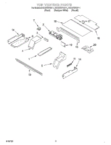 07 - Top Venting parts for Whirlpool Oven RBD275PDT11 from AppliancePartsPros.com