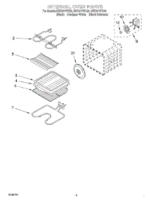 04 - Internal Oven parts for Whirlpool Oven GBD277PDS6 from AppliancePartsPros.com
