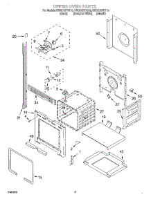 02 - Upper Oven parts for Whirlpool Oven RBD275PDQ10 from AppliancePartsPros.com