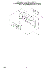 04 - Control Panel parts for Whirlpool Oven RBS305PDT8 from AppliancePartsPros.com