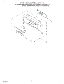 04 - Control Panel parts for Whirlpool Oven RBS305PDT10 from AppliancePartsPros.com