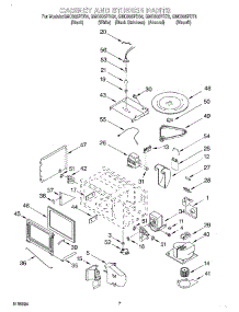 06 - Cabinet And Stirrer parts for Whirlpool Oven GMC305PDQ4 from AppliancePartsPros.com