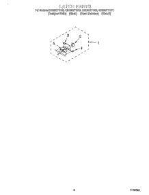 04 - Latch parts for Whirlpool Oven GBD307PDT5 from AppliancePartsPros.com