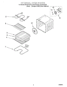 04 - Internal Oven parts for Whirlpool Oven GBD277PDS5 from AppliancePartsPros.com