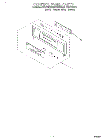 06 - Control Panel parts for Whirlpool Oven RBD275PDB9 from AppliancePartsPros.com