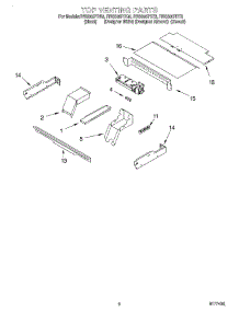 05 - Top Venting, Optional parts for Whirlpool Oven RBS305PDQ8 from AppliancePartsPros.com