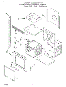 02 - Upper Oven parts for Whirlpool Oven GBD307PDS2 from AppliancePartsPros.com