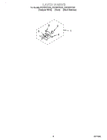 04 - Latch parts for Whirlpool Oven GBD307PDB2 from AppliancePartsPros.com