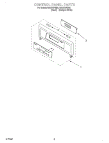 04 - Control Panel parts for Whirlpool Oven RBD276PDB8 from AppliancePartsPros.com