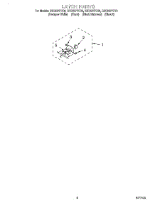 04 - Latch parts for Whirlpool Oven GBD307PDB3 from AppliancePartsPros.com