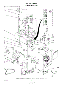 03 - Drive parts for Whirlpool Washer LA7800XPW1 from AppliancePartsPros.com