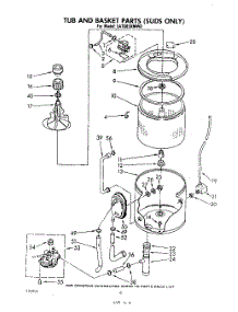 06 - Tub Basket (Suds Only) parts for Whirlpool Washer LA7680XMW0 from AppliancePartsPros.com