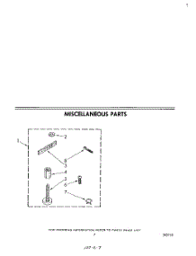 05 - Miscellaneous parts for Whirlpool Washer LA5591XPW3 from AppliancePartsPros.com