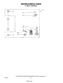 10 - Miscellaneous , Literature And Optional parts for Whirlpool Washer LA5500XKW2 from AppliancePartsPros.com