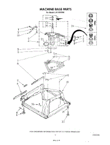 07 - Machine Base parts for Whirlpool Washer LA7780XSW1 from AppliancePartsPros.com