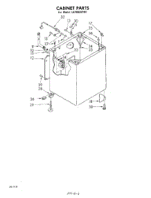 05 - Cabinet parts for Whirlpool Washer LA7800XPW1 from AppliancePartsPros.com