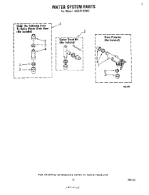 11 - Water System parts for Whirlpool Washer LA5591XPW3 from AppliancePartsPros.com
