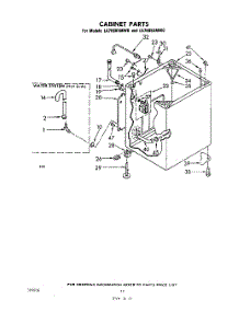 08 - Cabinet parts for Whirlpool Washer LA7680XMW0 from AppliancePartsPros.com