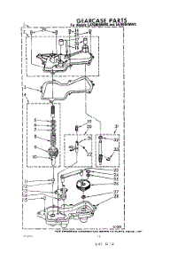 10 - Gearcase parts for Whirlpool Washer LA7680XMW0 from AppliancePartsPros.com