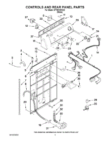 02 - Controls And Rear Panel Parts parts for Whirlpool Washer WTW5100VQ2 from AppliancePartsPros.com